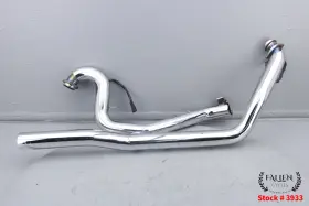 65621-07 Aftermarket 2007 Harley Electra Glide Exhaust Header Pipe Set True Dual Chrome
