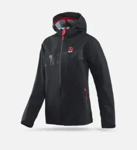 Akrapovic 3831126414825 Mens Corpo Rain Jacket Black - L