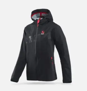 Akrapovic 3831126414894 Womens Corpo Rain Jacket Black - L