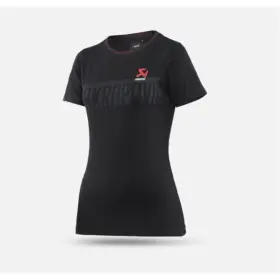 802049 Akrapovic Womens Corpo T-shirt Black - S