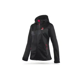 802089 Akrapovic Womens Corpo Softshell Jacket Black - M