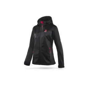 802090 Akrapovic Womens Corpo Softshell Jacket Black - L