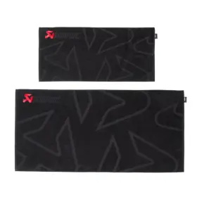 802310 Akrapovic Towel Set - Black With Red Logo
