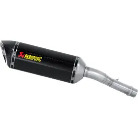 S-k10so20-hzc Akrapovic Muffler - Carbon Fiber Ft12-ft18 Versys 1000