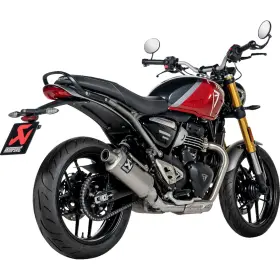 S-t4so1-hdt Akrapovic Slip-on Line Muffler - Titanium For Speed 400