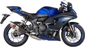 S-y7r11-hapt Akrapovic Racing Line 2 1 Exhaust With Cat For Yamaha Yzf-r7 2022-2024