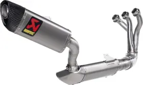 S-y9r11-hapt Akrapovic Racing Titanium Full Exhaust With Carbon Fiber Tip