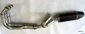 S-y9r17-apc Akrapovic Racing Line Full Exhaust System For 2014-2020 Yamaha Mt09 Fz09 Fj09