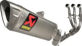 S-y9r21-eet Akrapovic Racing Line Full Exhaust System Titanium For Yamaha Yzf-r9 2025