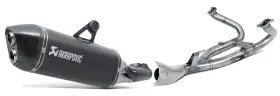Akrapovic Sckakra11 Black Titanium Full Exhaust E-b12e1 And S-b12so10-haabl