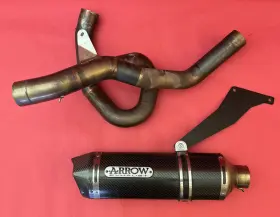 Arrow 71429mi 71768mk Full Exhaust R Tech Carbon Ducati Multistrada 1200 S 2010 2014