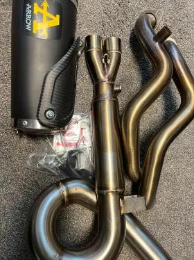 Arrow 71979pkn Suzuki Gsx-8s 2023 Works Nichrom Dark Full System- Used