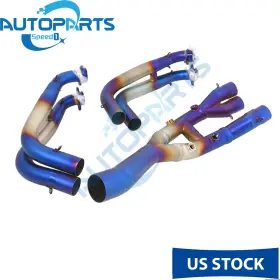 Hpmp217 Autopartsspeed1 Fits For Bmw S1000rr 2019-24 S1000r 2021-24 Header Exhaust Pipe Blue Full System