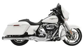 Bassani 1800-2129 Chrome 2into1 Road Rage 2 Exhaust M8 Harley 17-25 Touring
