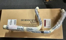 Bassani 1802-0379 Xhaust 2x2 Dual Headpipes Chrome Fit 17-19 Touring Motorcycles 1801-0379
