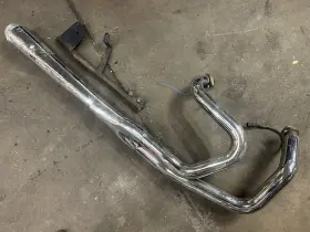 Bassani 45901-08 04-13 Harley Sportster Xl 1200 883 Chrome Exhaust System Header Muffler