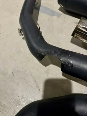 12121j Bassani Manufacturing - Road Rage 2-into-1 Long Megaphone Exhaust #2