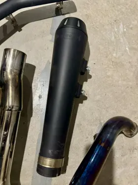 12121j Bassani Manufacturing - Road Rage 2-into-1 Long Megaphone Exhaust #3