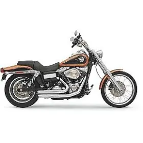 13113d Bassani Manufacturing Chrome Firesweept Firepower Series Exhaust System For 06-17 Fxd Dyna