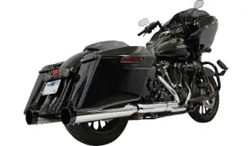 1f745 Bassani Manufacturing 4-1/2 Inch Slip-on Mufflers - Chrome