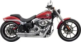1s33d Bassani Manufacturing Pro Street Exhaust System With Heat Shield Chrome