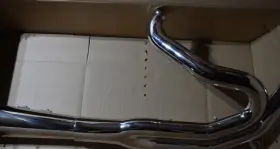 1s62r Bassani Manufacturing Harley-davidson Chrome Road Rage 2-1 Exhaust System With Bracket Mpn