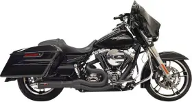 1f68b Bassani Xhaust Road Rage Ii Hot Rod Turnout 2 1 Full Exhaust System Black #1f68b