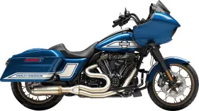1f98sse Bassani Xhaust Fits 2-into-1 Mid-length Exhaust System With Super Bike Muffler