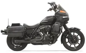 1fxrfb Bassani Xhaust Road Rage 2 1 Short Megaphone Exhaust Black Harley-davidson Fxrt 84-93 1fxrfb Bassani Xhaust Road Rage 2 1 Short Megaphone Exhaust Black Harley-davidson Fxrt 84-93