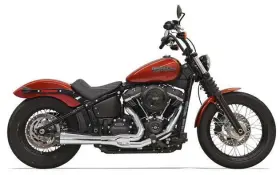 1s72r Bassani Xhaust Road Rage Iii Exhaust 4 Inch Megaphone Chrome Harley Softail Flsl/fxbb/fxfb