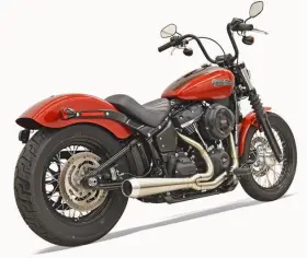 Bassani Xhaust 1s72ss Ss Road Rage Iii Exhaust 4 Inch Megaphone Harley Softail Flsl/fxbb/fxfb