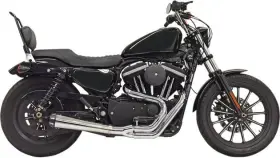 1x42r Bassani Xhaust Road Rage Megaphone/upswept Full Exhaust System Chrome
