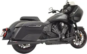 8h18rb Bassani Xhaust Road Rage 2 1 Full Exhaust System Black #8h18rb Indian