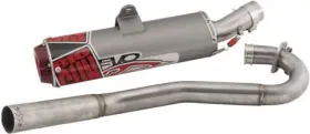 09-45503 Big Gun Evo R Full Exhaust Pipe Muffler Kawasaki Kfx 450r 2007 - 2014 Stainless