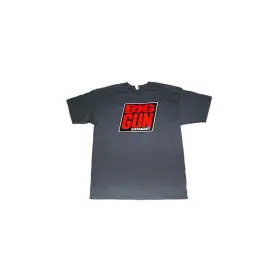 80-1chl Big Gun Logo T-shirt - Charcoal Large