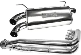 08-310-c Bikeman Performance Double Barrel 2-into-1 Full System - Ceramic Chrome
