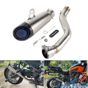 Em-4577-sr Bluebunnybike Slip-on Exhaust System Muffler Pipe For Harley Pan America 1250 / S 2021-2024
