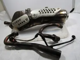 18122445146 Bmw 1999 F650 F 650 Funduro Oem Exhaust Header Muffler Pipe