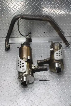 7480714 Bmw 2003 F650gs Exhaust Mufflers And Header With O2 Sensor