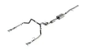 140995 Borla Fits 2024 Chevy Silverado 1500 6.2l V8 S-type Catback Exhaust With Simulator 140995 Borla Fits 2024 Chevy Silverado 1500 6.2l V8 S-type Catback Exhaust With Simulator