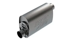 400960 Borla Cratemuffler Ls3 3in Offset In/offset Out Fits 14in X 4.35in 9.10in Oval