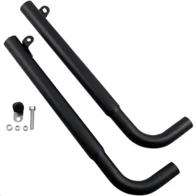 Bc902-056-b British Customs Drag Performance Tip Exhaust - Black