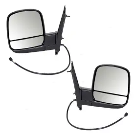 Brock 1332-7013lr Power Mirror With Heat-dual Glass Set Fits Express Savana Left Right