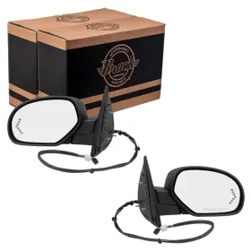 1339-0012lr Brock Heated Power Mirrors Fit 07-14 Silverado Sierra Tahoe Yukon Escalade Avalanche