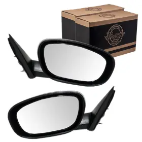 2336-0104lr Brock Side View Mirrors For Dodge Magnum Chrysler 300 Power Textured Left And Right Set