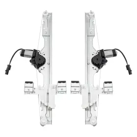 2552-7017lr Brock Power Window Regulators And Motors For 06-10 Jeep Commander Rear Driver Passenger