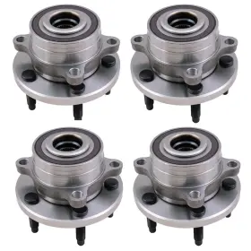 3087-0170-4 Brock 4 Pc Set Wheel Hubs And Bearings For 11-17 Ford Explorer 13-19 Police Interceptor