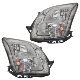 Brock 3221-2085lr Halogen Combination Headlight Assembly Set Fits Ford Fusion Left Right
