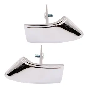 3441-0021lr Brock Inside Door Handles Fit 73-79 Ford Pickup Truck 78-79 Bronco Chrome Interior Set