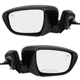 4332-0016lr Brock Pair Power Mirrors Heated Signal Side View Camera For 17-19 Nissan Rogue Sport